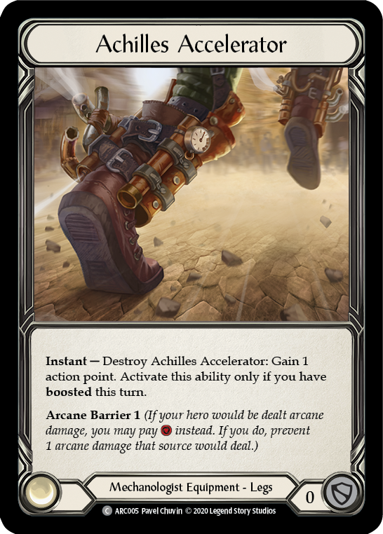 Achilles Accelerator [U-ARC005] (Arcane Rising Unlimited)  Unlimited Normal | Good Games Morley