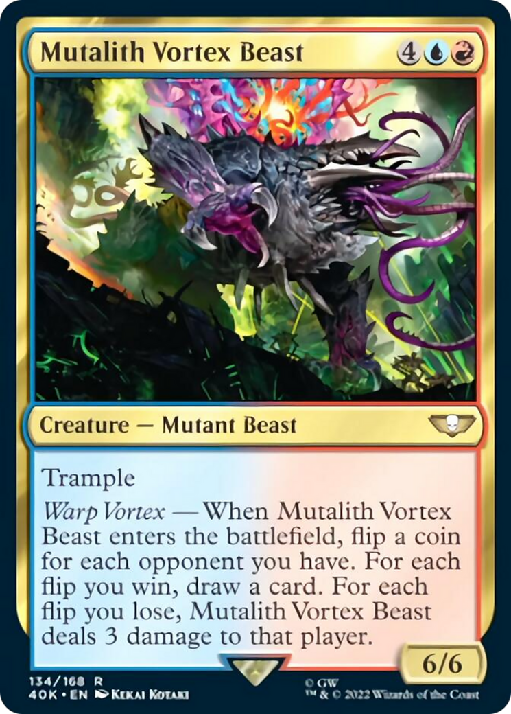 Mutalith Vortex Beast (Surge Foil) [Warhammer 40,000] | Good Games Morley