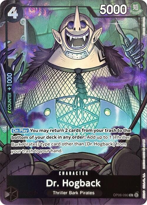 Dr. Hogback OP06-090 (One Piece Promotion Cards)  - Alternate Art Foil | Good Games Morley