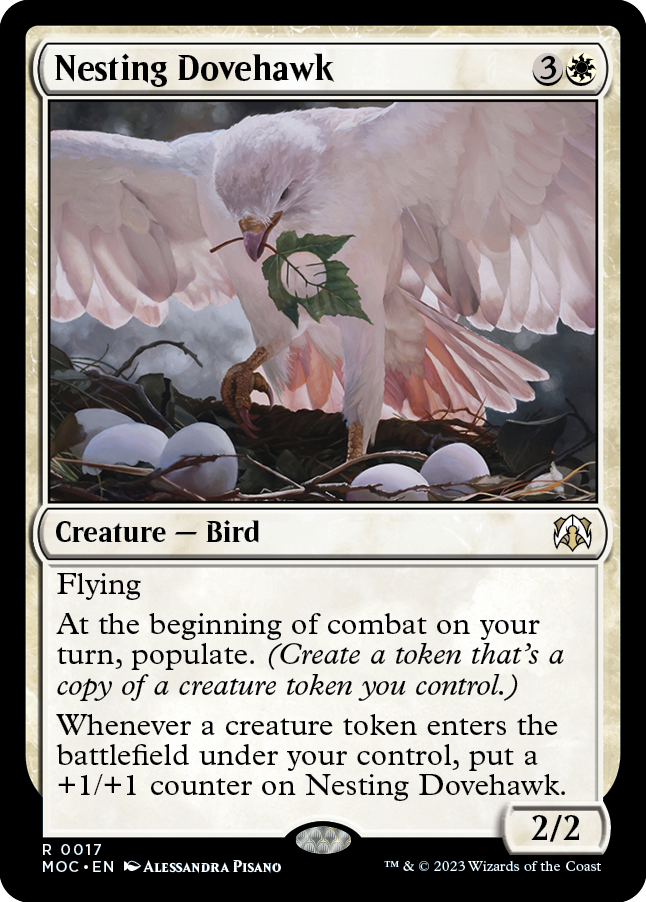 Nesting Dovehawk [March of the Machine Commander] | Good Games Morley