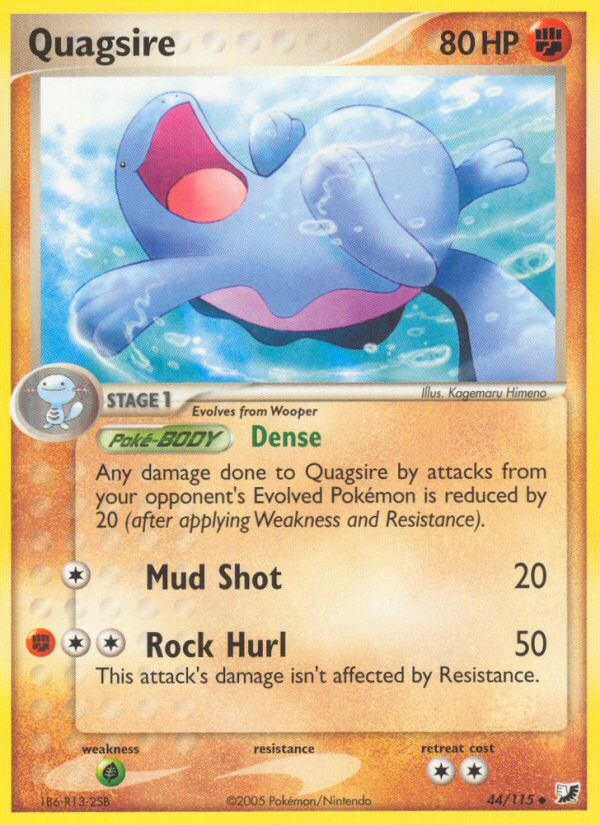 Quagsire (44/115) [EX: Unseen Forces] | Good Games Morley