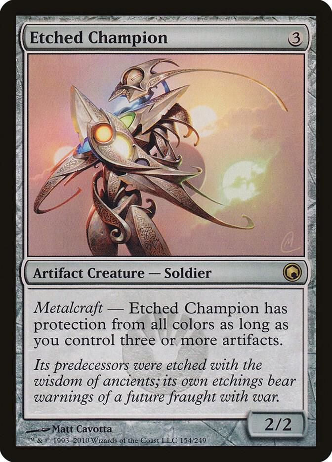 Etched Champion 154/249 (Scars of Mirrodin)  | Good Games Morley
