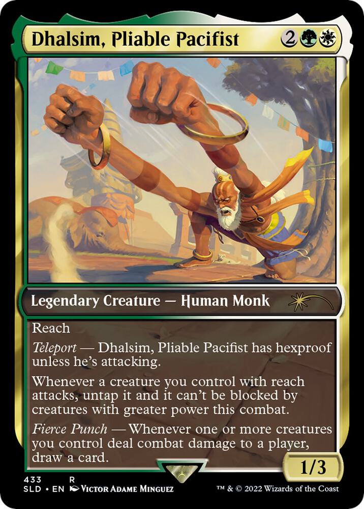 Dhalsim, Pliable Pacifist // Tadeas, Juniper Ascendant 433 (Secret Lair Drop Series)  - Full Art Foil | Good Games Morley