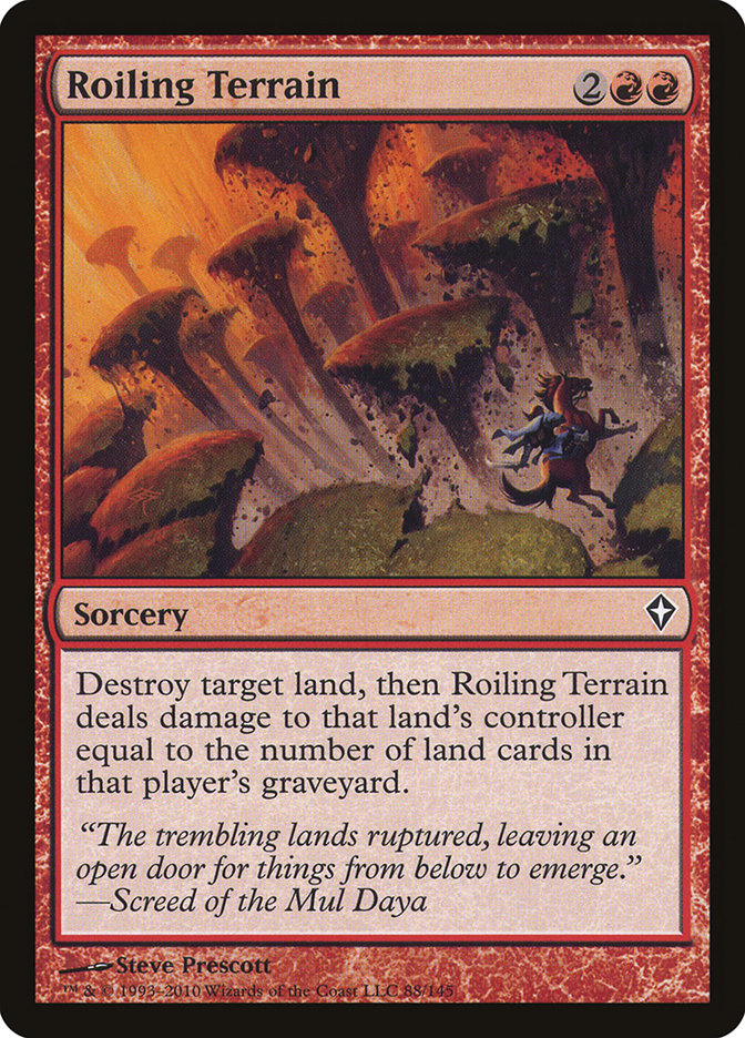 Roiling Terrain 88/145 (Worldwake)  - Foil | Good Games Morley