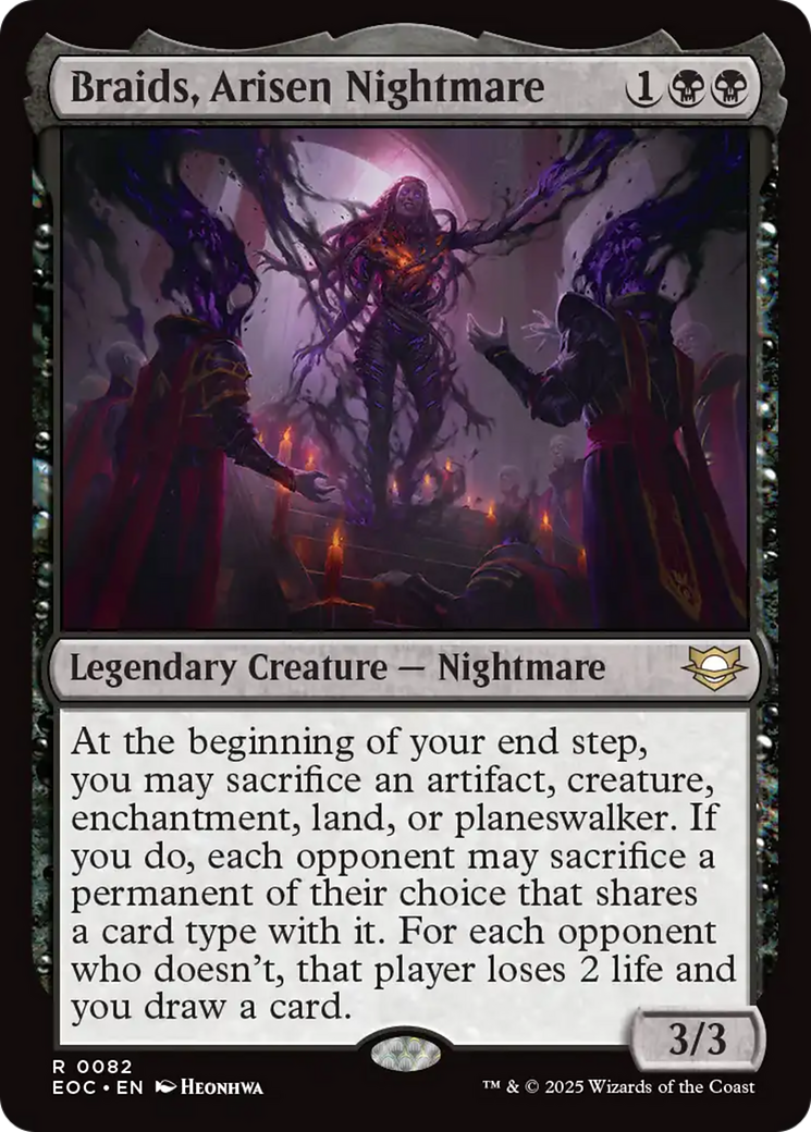 Braids, Arisen Nightmare [Edge of Eternities Commander] | Good Games Morley