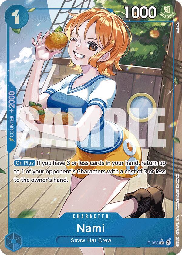 Nami P-053 (Premium Booster -The Best-)  - Full Art Foil | Good Games Morley