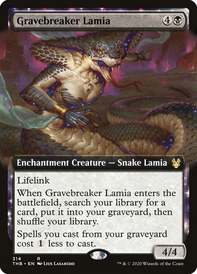 Gravebreaker Lamia (Extended Art) [Theros Beyond Death] | Good Games Morley
