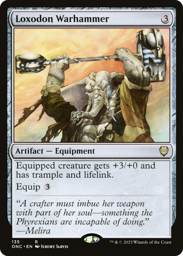 Loxodon Warhammer [Phyrexia: All Will Be One Commander] | Good Games Morley