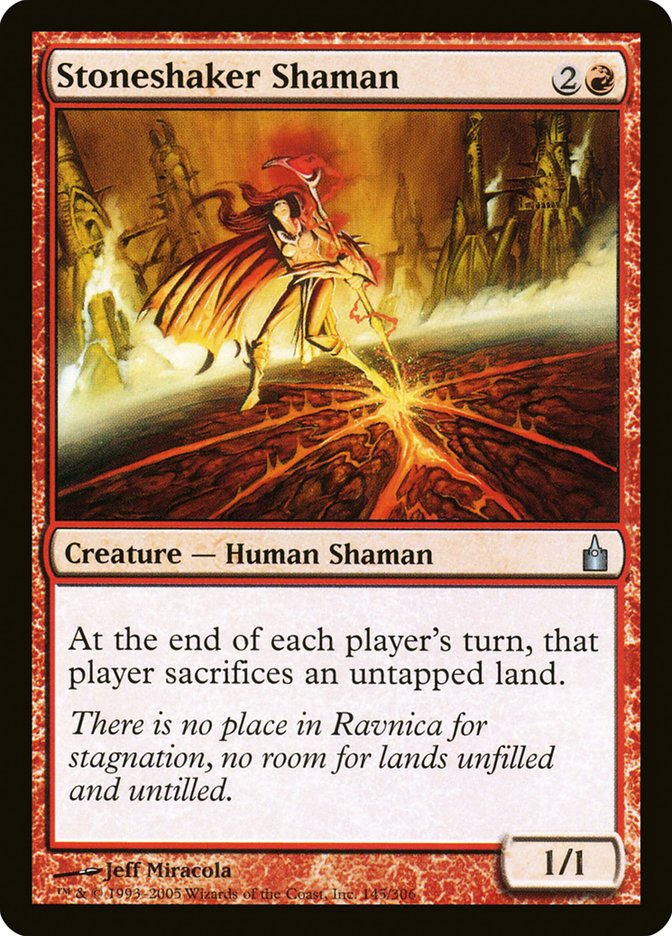 Stoneshaker Shaman 145/306 (Ravnica: City of Guilds)  - Foil | Good Games Morley