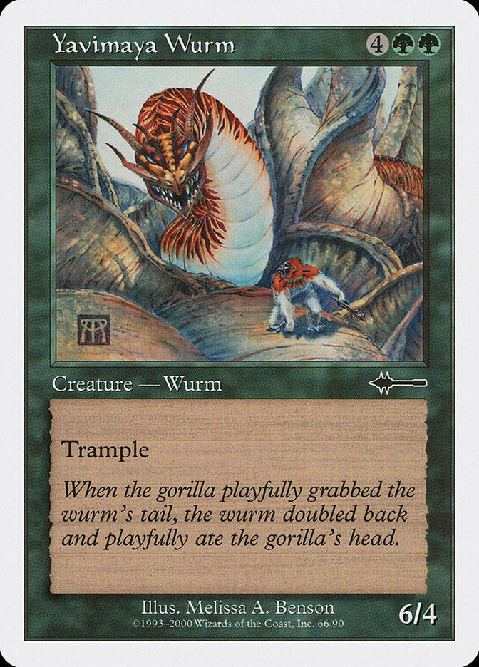 Yavimaya Wurm [Beatdown] | Good Games Morley