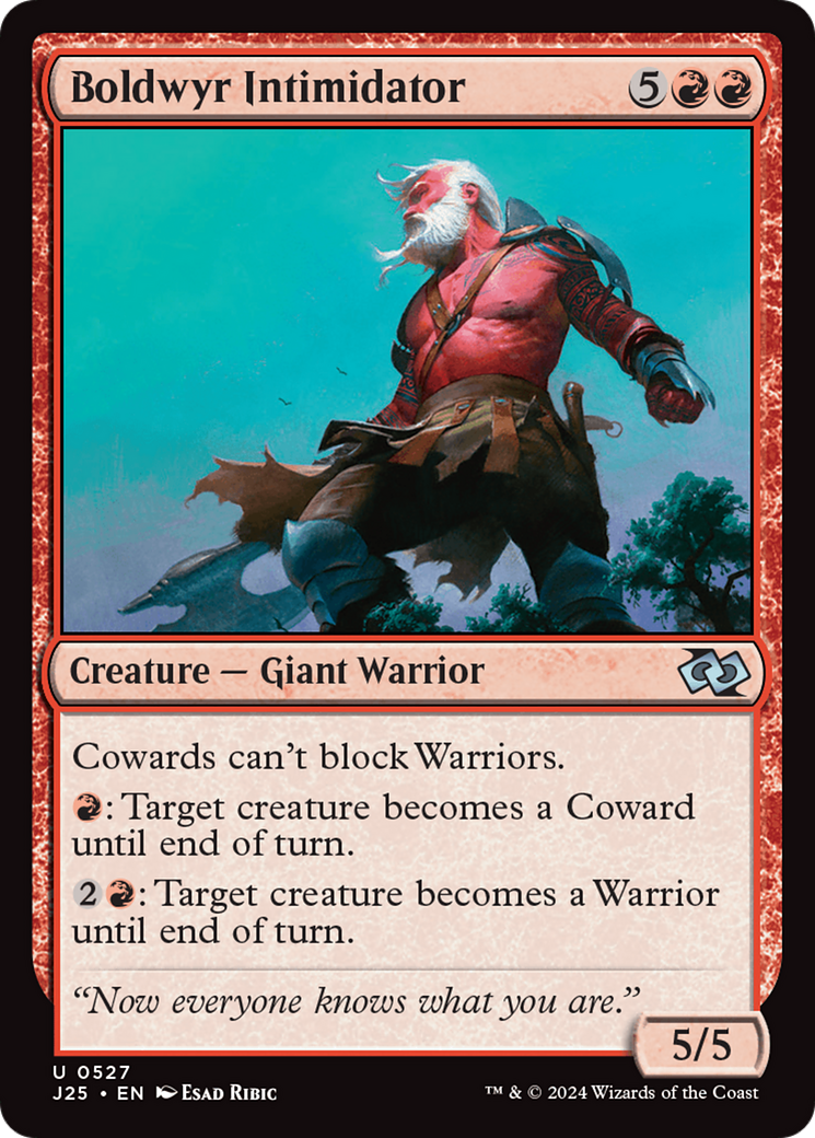 Boldwyr Intimidator [Foundations Jumpstart] | Good Games Morley