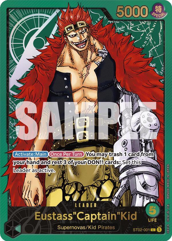 Eustass"Captain"Kid (PCC Leader) ST02-001 (One Piece Promotion Cards)  - Foil | Good Games Morley