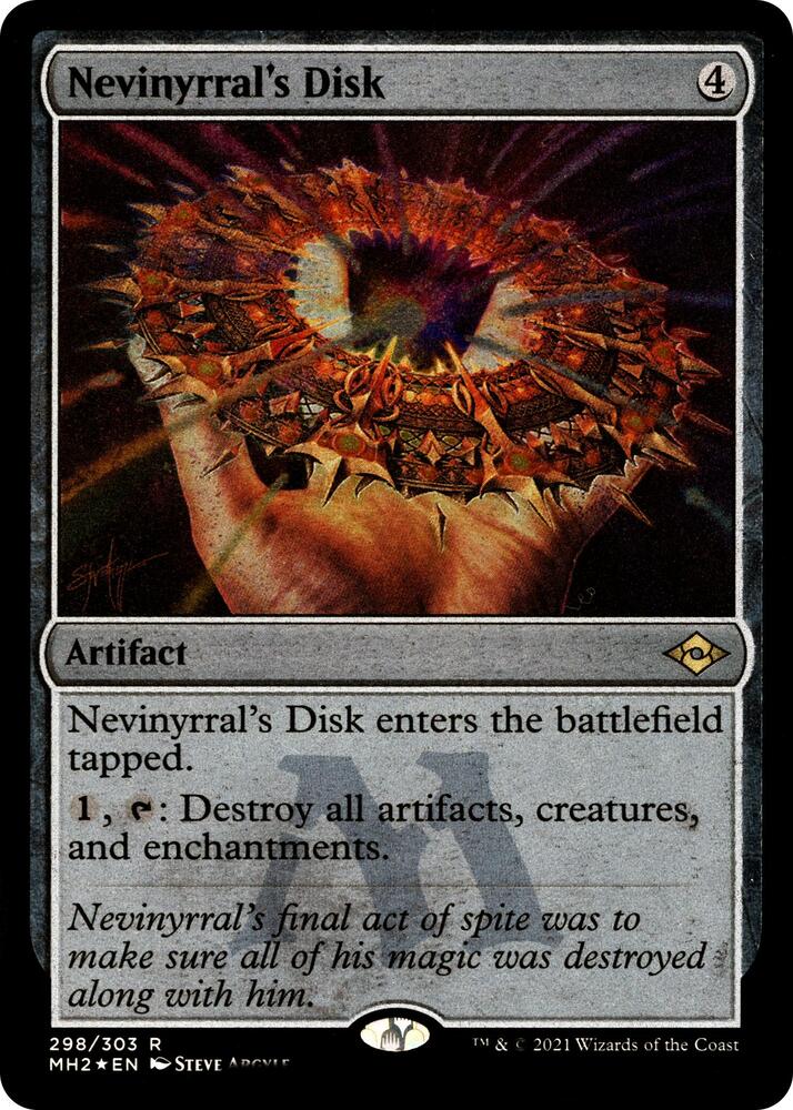 Nevinyrrals Disk Foil Etched 298 (Modern Horizons 2)  - Foil | Good Games Morley