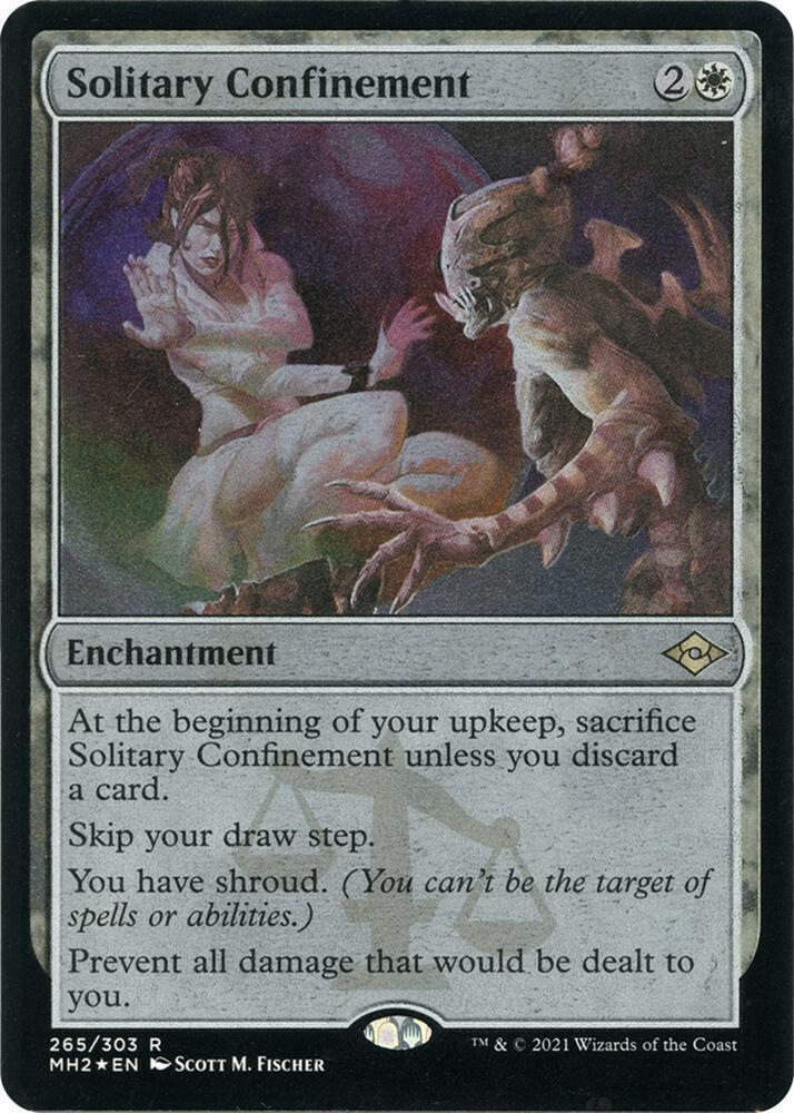 Solitary Confinement Foil Etched 265 (Modern Horizons 2)  - Foil | Good Games Morley