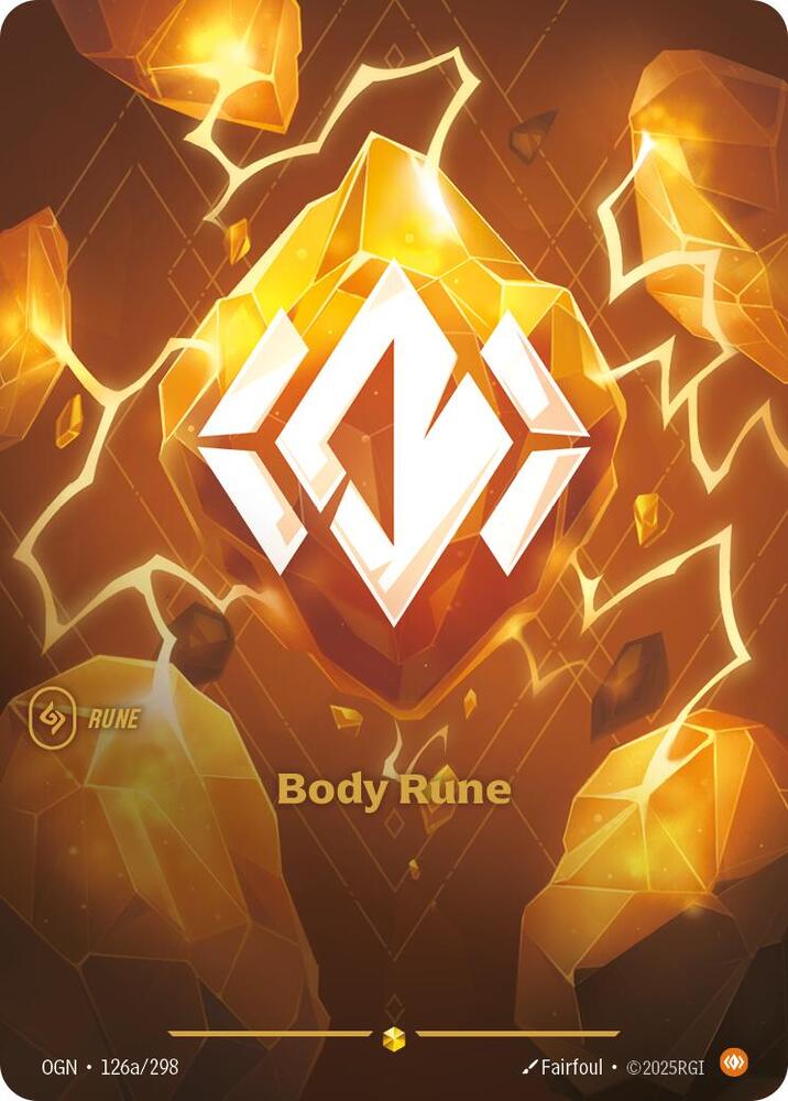 Body Rune 126a/298 (Origins)  - Foil | Good Games Morley