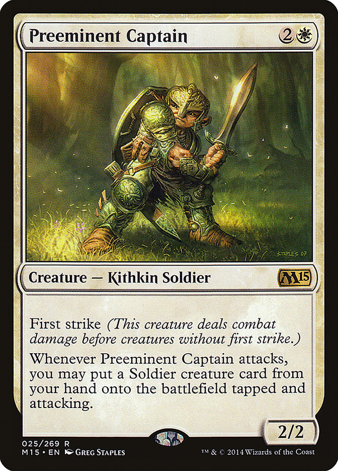 Preeminent Captain 25/269 (Magic 2015 (M15))  | Good Games Morley
