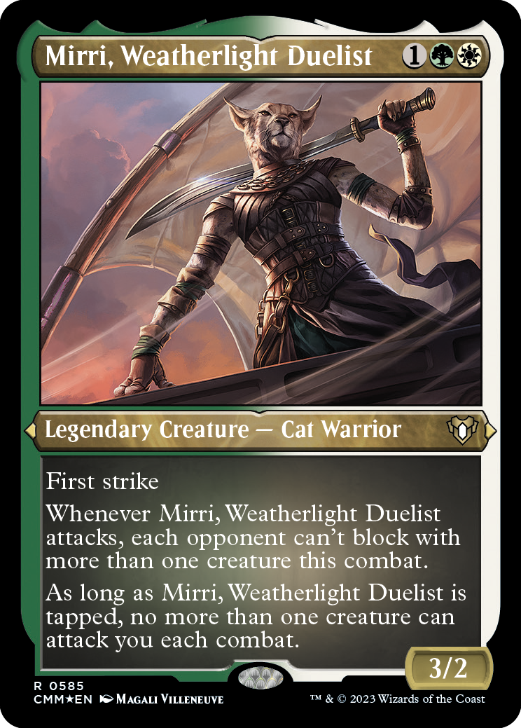 Mirri, Weatherlight Duelist (Foil Etched) [Commander Masters] | Good Games Morley