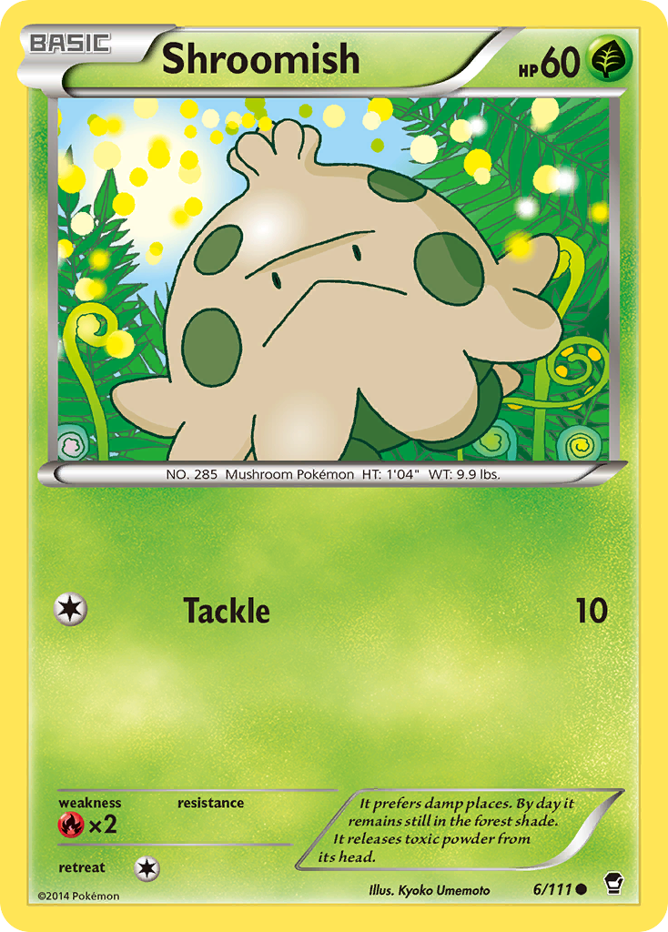 Shroomish (6/111) [XY: Furious Fists] | Good Games Morley