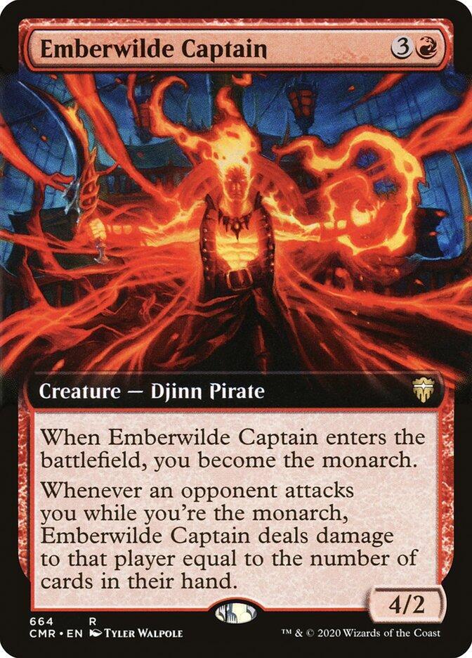 Emberwilde Captain 664 (Commander Legends)  - Extended Art Foil | Good Games Morley