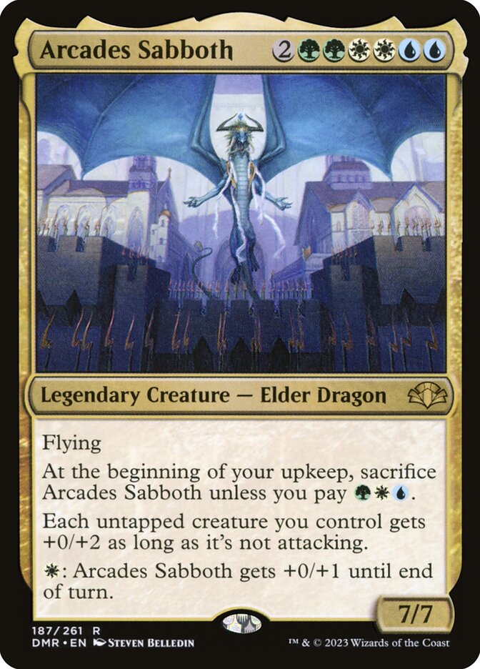Arcades Sabboth 187/261 (Dominaria Remastered)  - Foil | Good Games Morley
