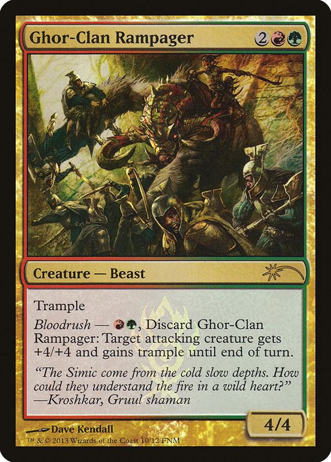 Ghor-Clan Rampager 10/12 (FNM Promos)  - Foil | Good Games Morley