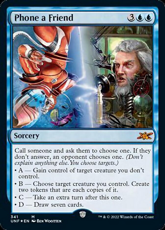 Phone a Friend (Galaxy Foil) [Unfinity] | Good Games Morley