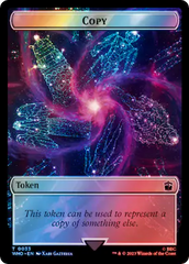 Copy // Alien Warrior Double-Sided Token (Surge Foil) [Doctor Who Tokens] | Good Games Morley