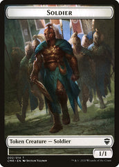 Soldier // The Monarch Double-Sided Token [Commander Legends Tokens] | Good Games Morley