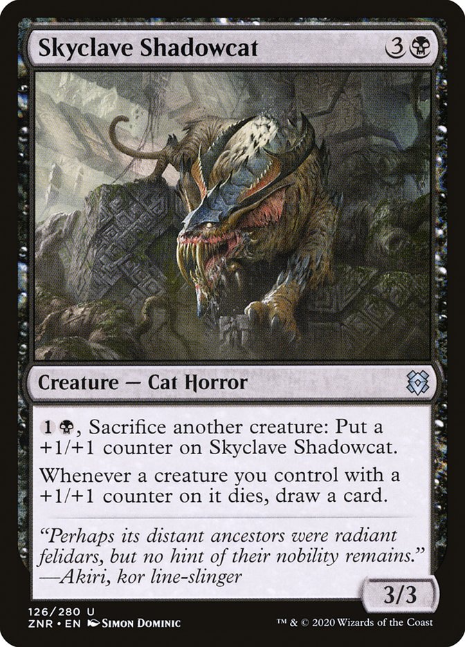 Skyclave Shadowcat 126/280 (Zendikar Rising)  | Good Games Morley