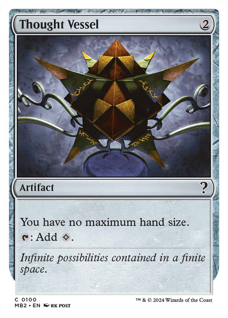 Thought Vessel (White Border) [Mystery Booster 2] | Good Games Morley