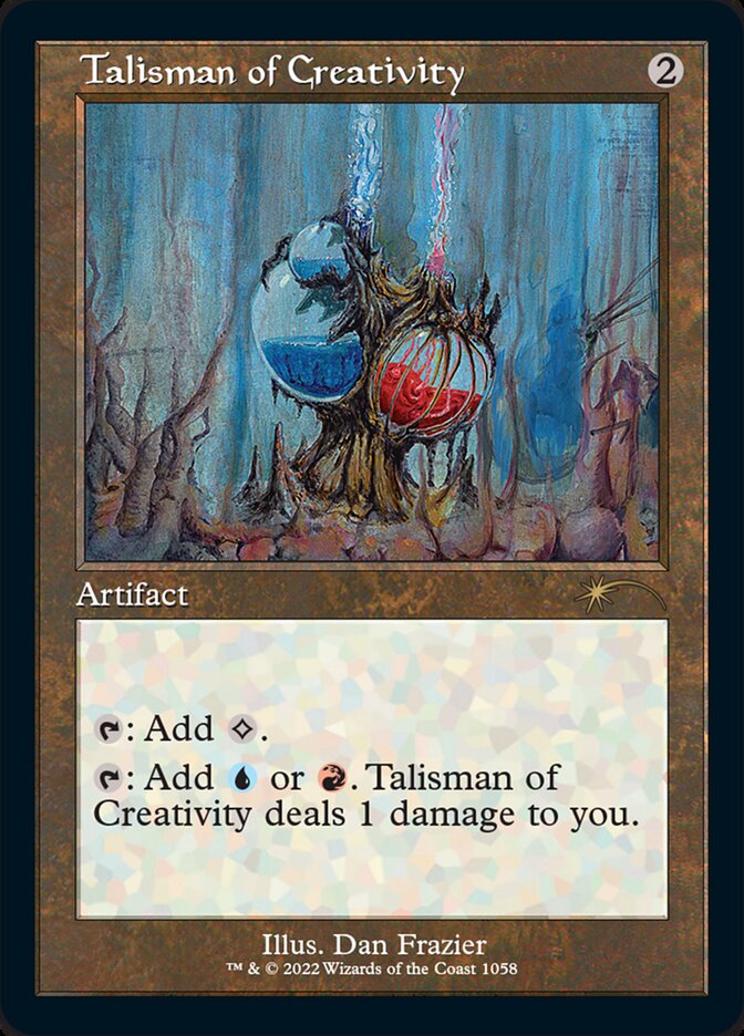 Talisman of Creativity (Foil Etched) [Secret Lair Drop Series] | Good Games Morley