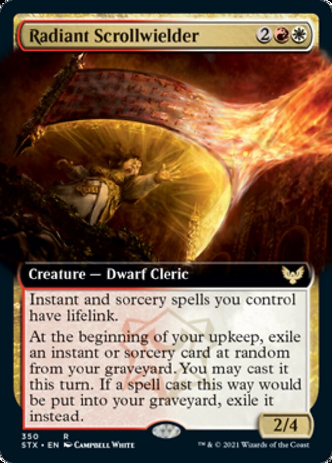 Radiant Scrollwielder (Extended Art) [Strixhaven: School of Mages] | Good Games Morley