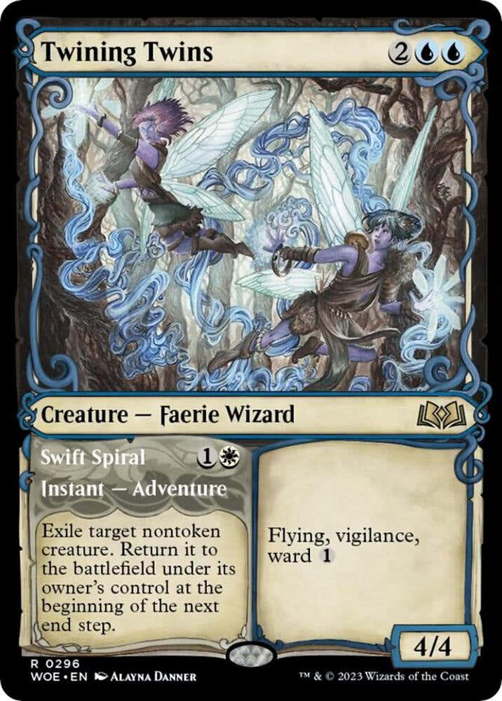 Twining Twins // Swift Spiral 296 (Wilds of Eldraine)  - Showcase | Good Games Morley