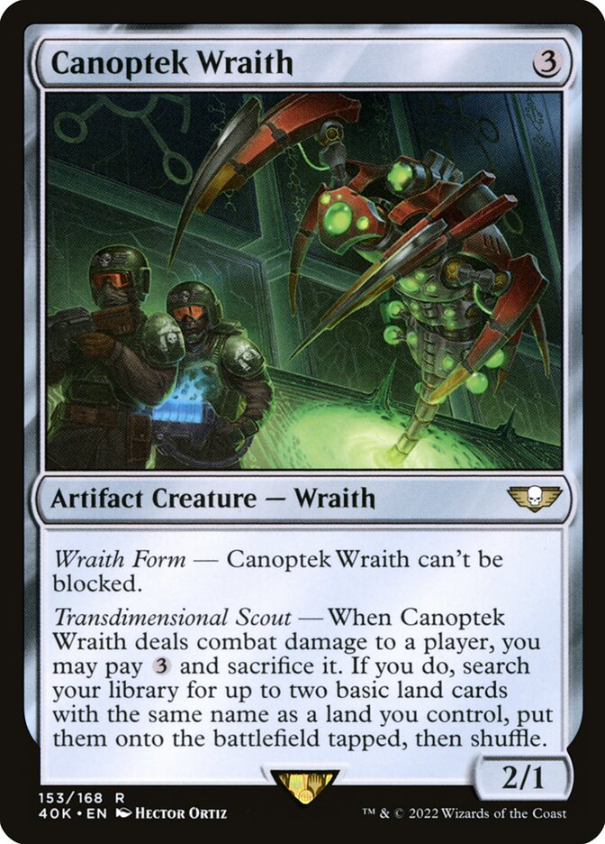 Canoptek Wraith 153 (Universes Beyond: Warhammer 40,000)  | Good Games Morley