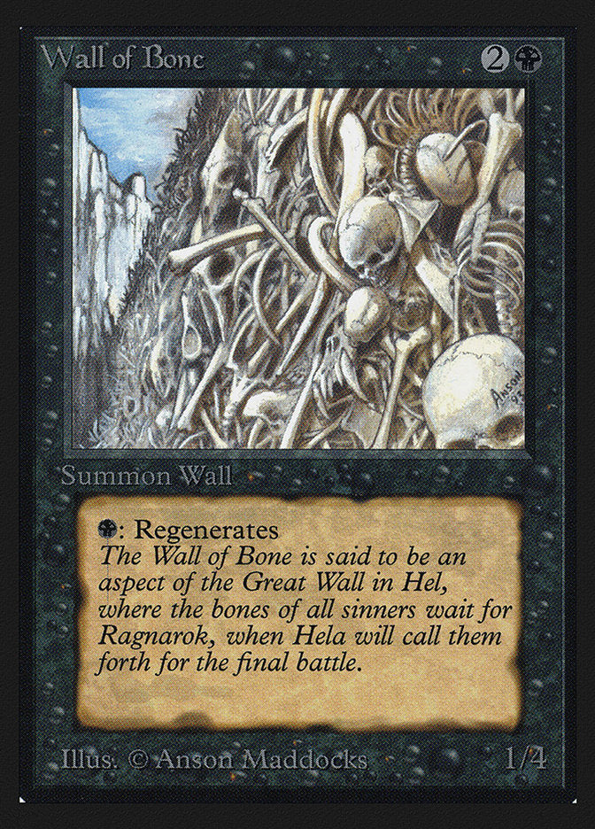 Wall of Bone [International Collectors' Edition] | Good Games Morley