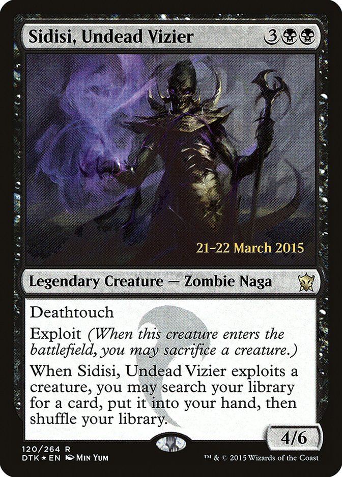 Sidisi, Undead Vizier [Dragons of Tarkir Prerelease Promos] | Good Games Morley