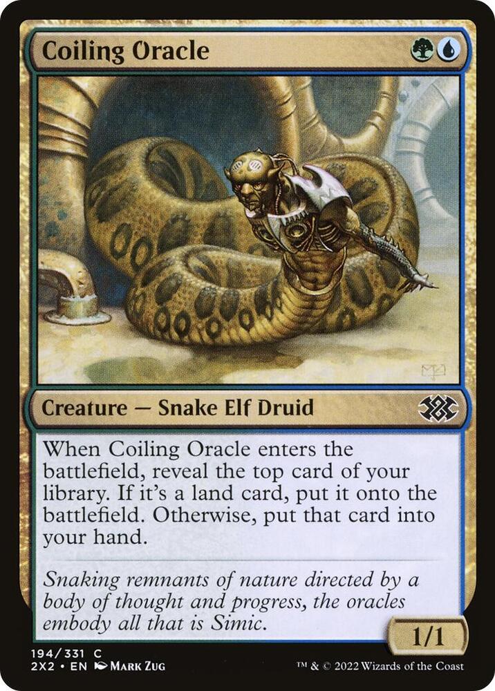 Coiling Oracle 194/331 (Double Masters 2022)  | Good Games Morley