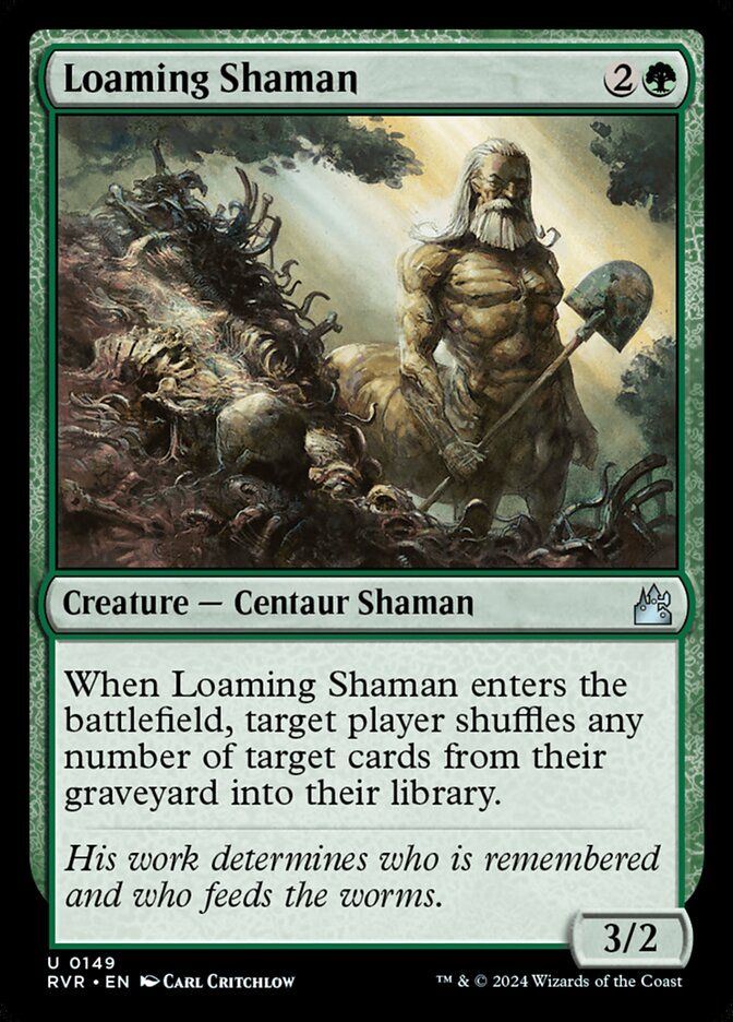Loaming Shaman 149/291 (Ravnica Remastered)  - Foil | Good Games Morley