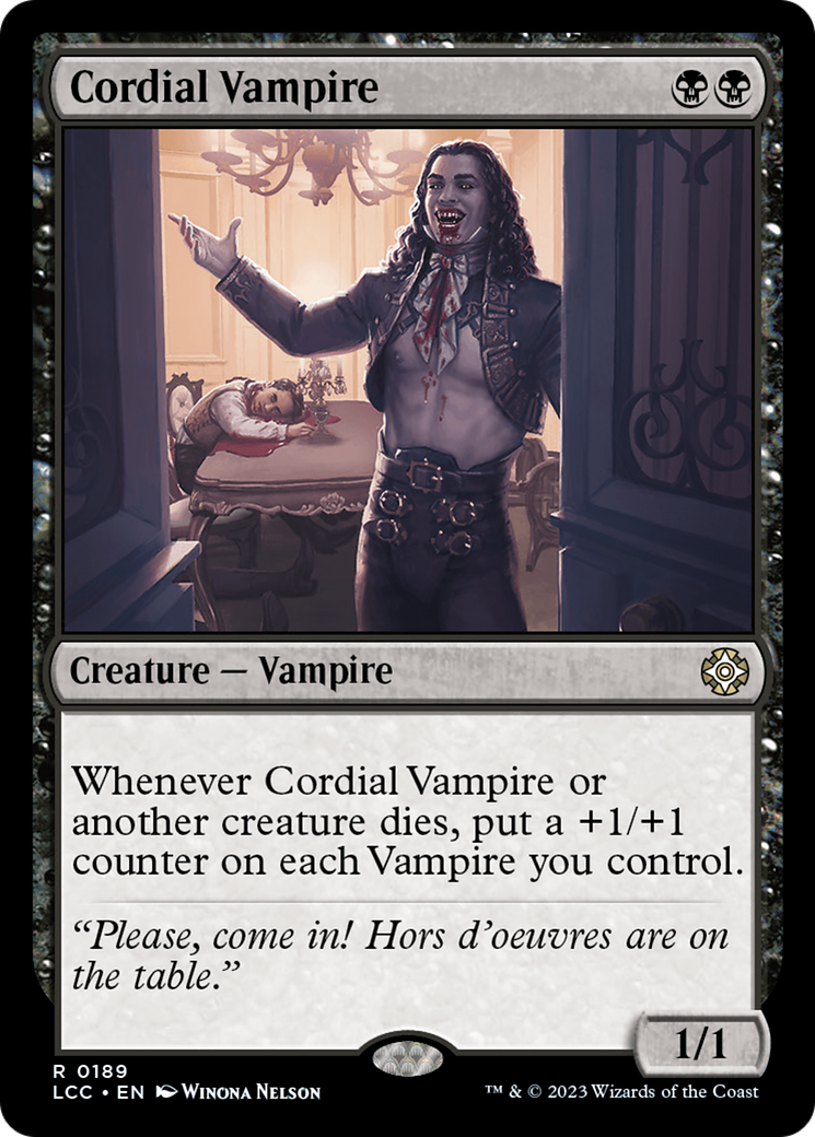 Cordial Vampire [The Lost Caverns of Ixalan Commander] | Good Games Morley