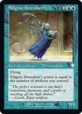 Filigree Attendant Retro Frame 85/40 (Commander: The Brothers' War)  | Good Games Morley
