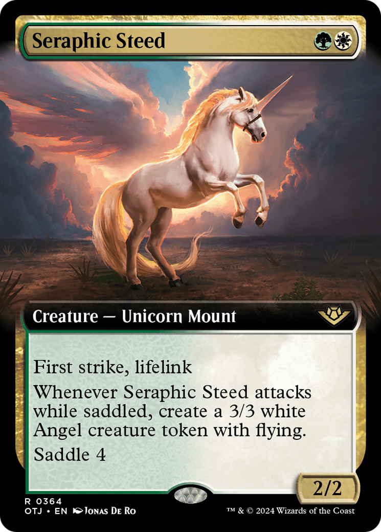 Seraphic Steed (Extended Art) [Outlaws of Thunder Junction] | Good Games Morley