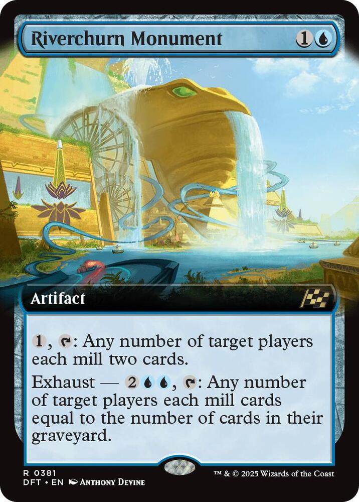 Riverchurn Monument 381/291 (Aetherdrift)  - Extended Art Foil | Good Games Morley