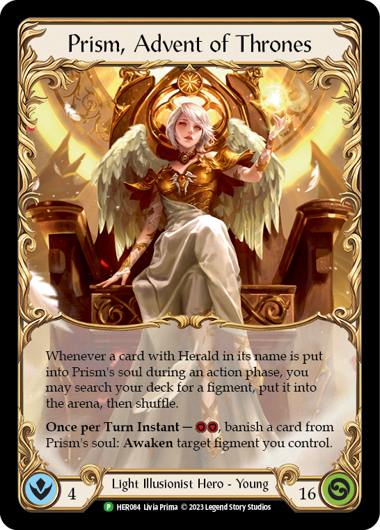 Prism, Advent of Thrones [HER084] (Promo)  Cold Foil | Good Games Morley