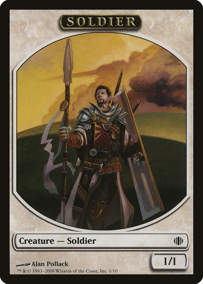 Soldier Token [Shards of Alara Tokens] | Good Games Morley