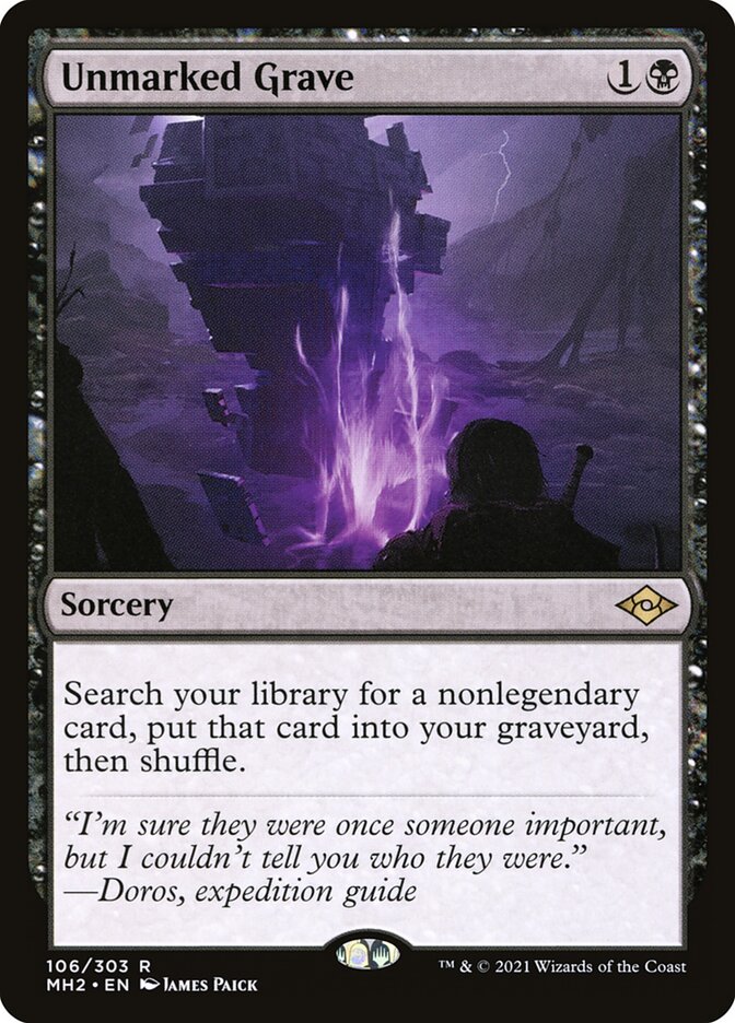 Unmarked Grave 106 (Modern Horizons 2)  | Good Games Morley