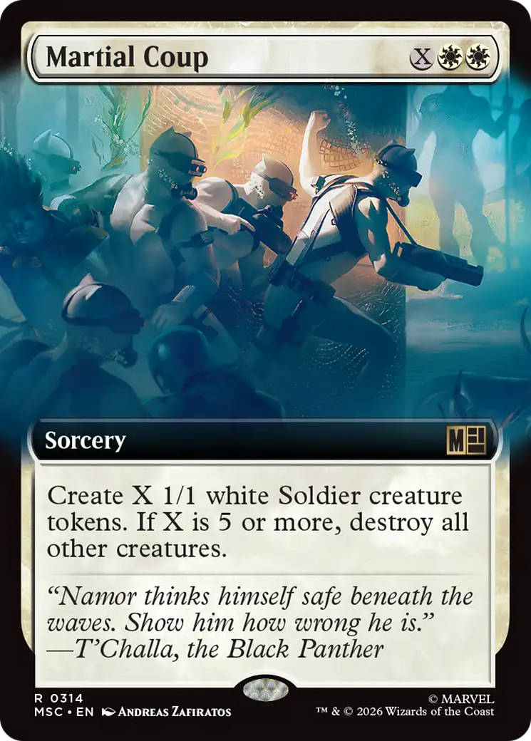 Martial Coup (Extended Art) [Marvel Super Heroes Commander] | Good Games Morley