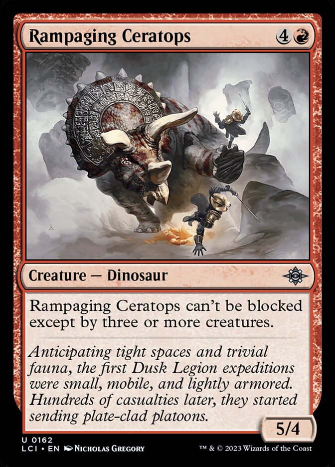 Rampaging Ceratops 162 (The Lost Caverns of Ixalan)  | Good Games Morley