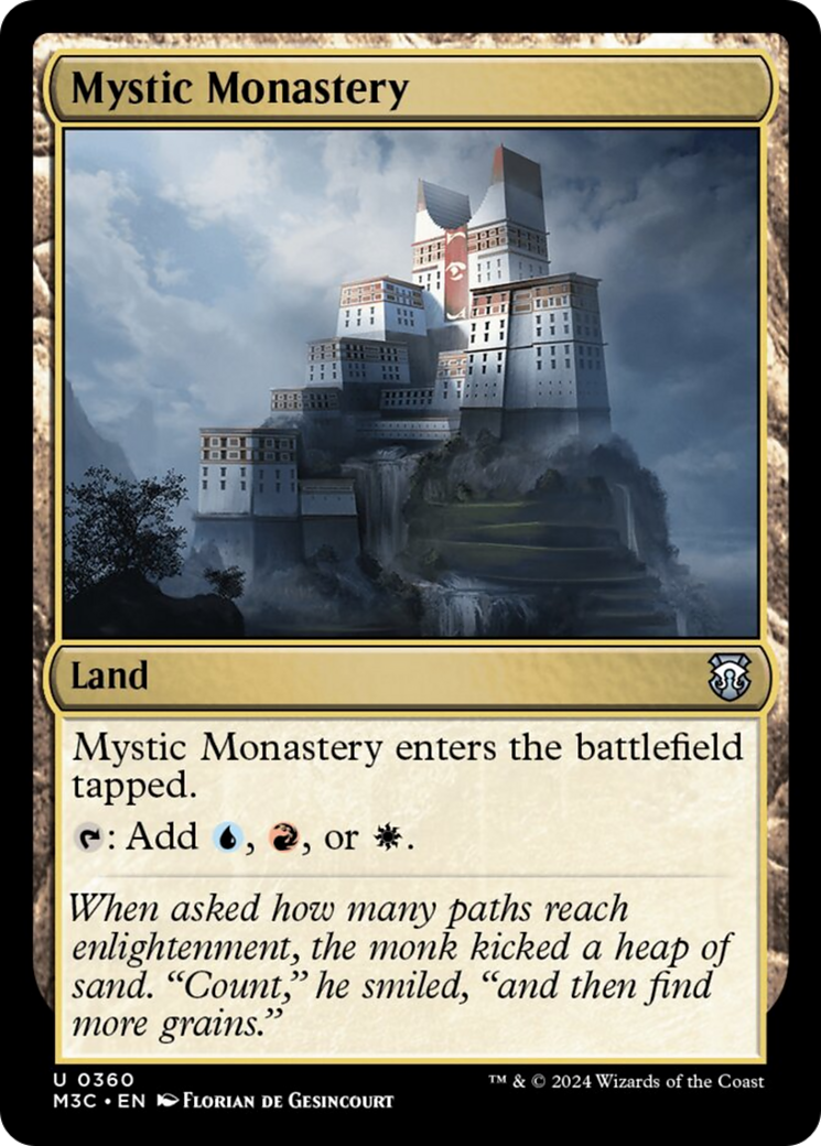 Mystic Monastery (Ripple Foil) [Modern Horizons 3 Commander] | Good Games Morley