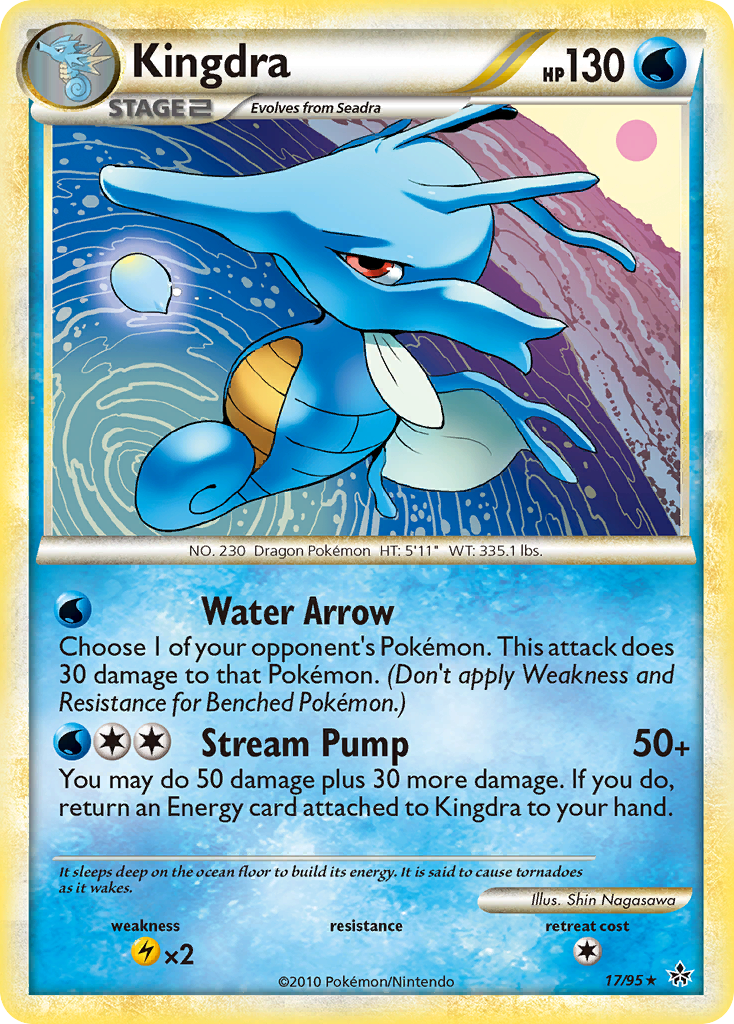 Kingdra (17/95) [HeartGold & SoulSilver: Unleashed] | Good Games Morley