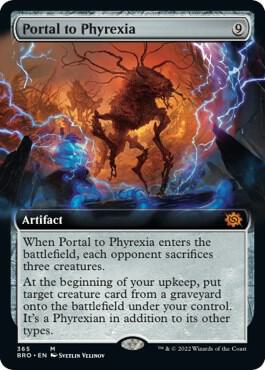 Portal to Phyrexia Extended Art 365/287 (The Brothers' War)  | Good Games Morley